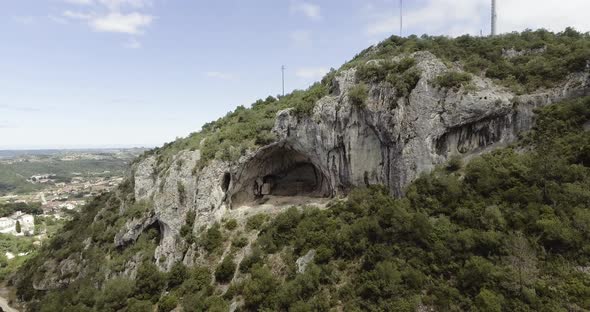 Beautiful Scenery Of The Famous Buraco Roto, A Cave Located In The Plateau Of Sao Mamede, In The Par alt