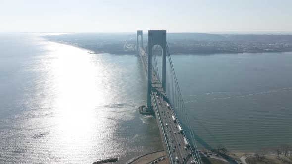 New York Brooklyn and Harbor Verrazano Bridge alt