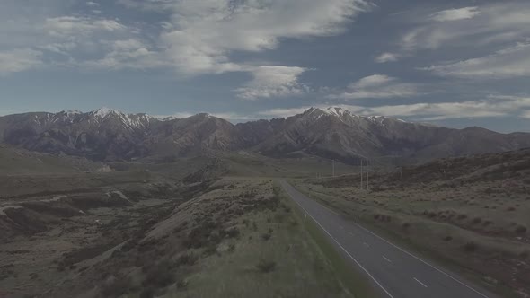 Road in Southern Alps