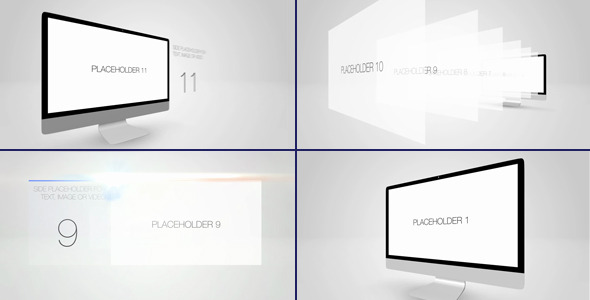 3D Monitor Presentation - VideoHive 8216385