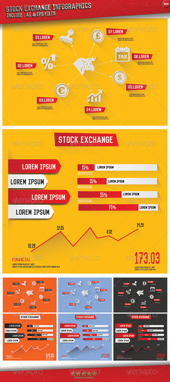 Financial Infographics 3 Version