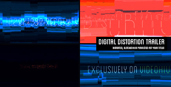 Digital Distortion Trailer - VideoHive 8176100