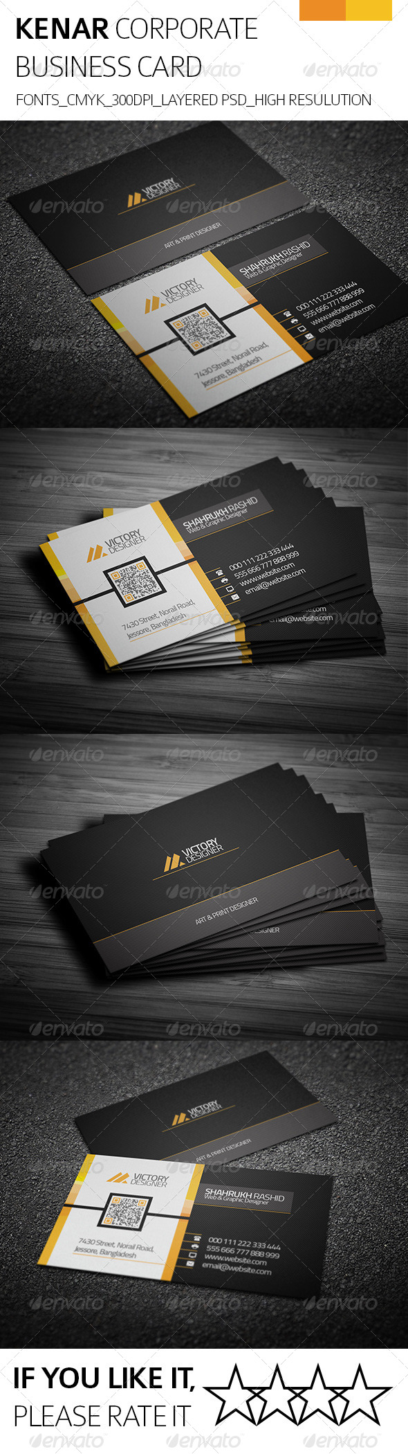 Kenar & Corporate Business Card - Corporate Business Cards