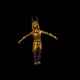 Ancient Egypt God Anubis Dance VJ Loop 2 - VideoHive Item for Sale