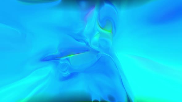 Warped Psychedelic Blue Abstract Background Loop