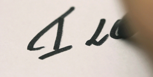 Handwriting I Love You – Pack