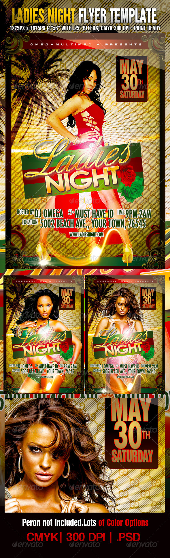 Ladies Night Template - Clubs & Parties Events