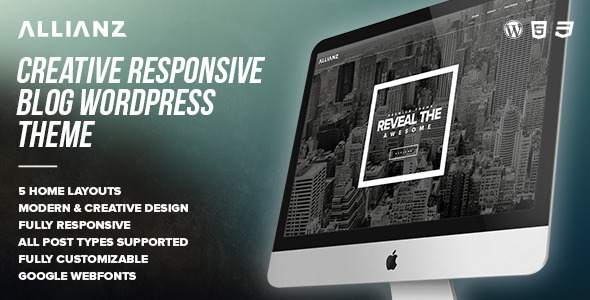 Allianz - Modern Responsive WordPress Blog Theme - Personal Blog / Magazine