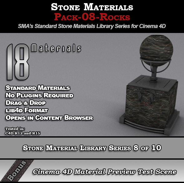 Standard Stone Material - 3Docean 8230995