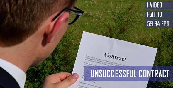 Unsuccessful Contract alt