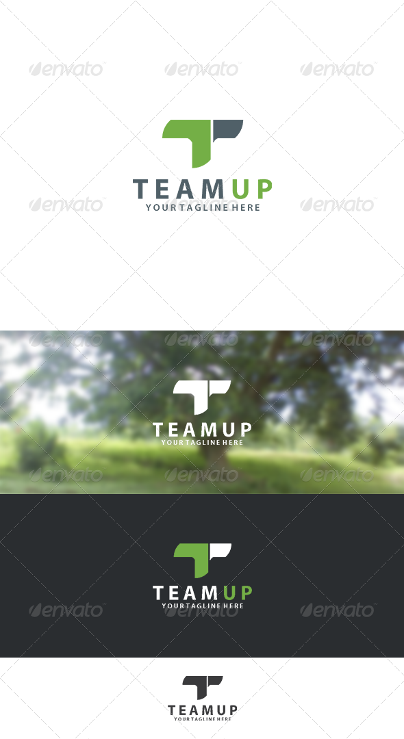 Team Up Logo - Letters Logo Templates