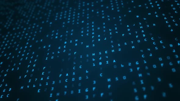 Futuristic information technology background. binary code high tech background. alt