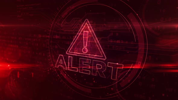 Alert symbol abstract animation alt