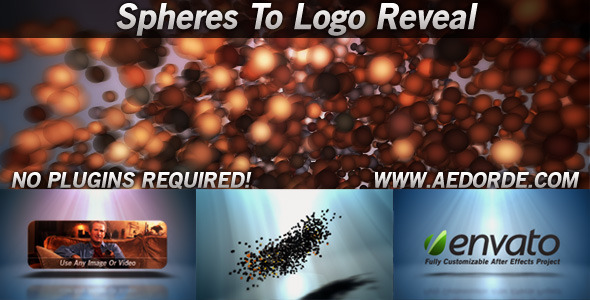 Spheres To Logo Reveal