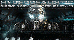 Chrome & Crystal Photoshop Styles