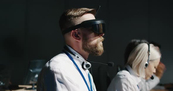 Technician Working at His Desk alt