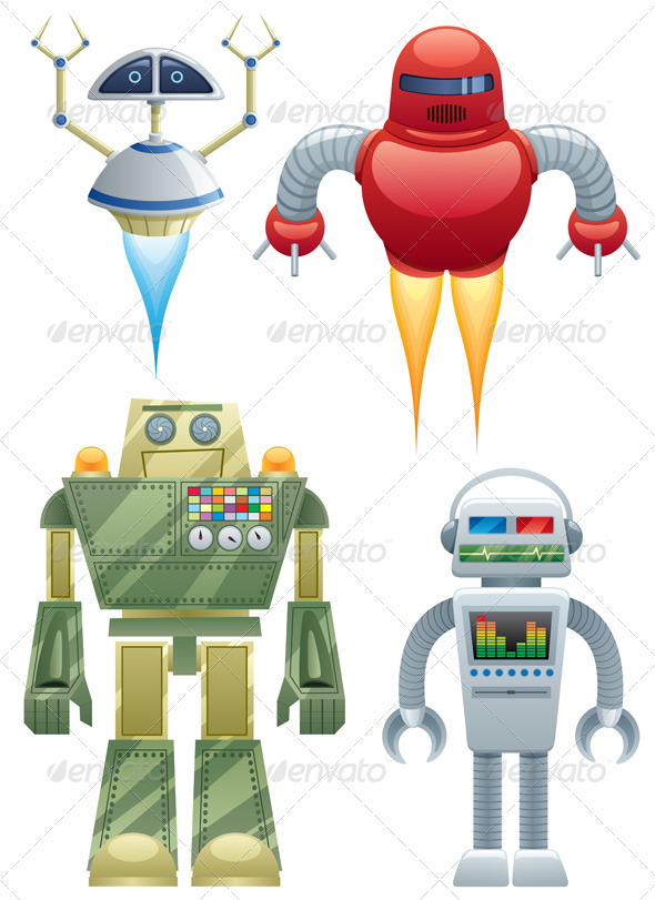Robots - Characters Vectors