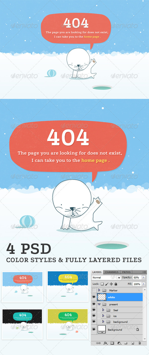 Seal-404 Error Page