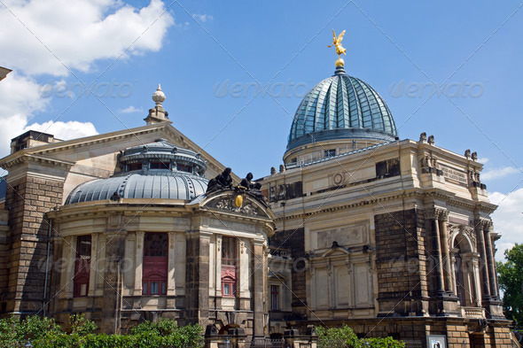 The Academy of Arts in Dresden - Stock Photo - Images