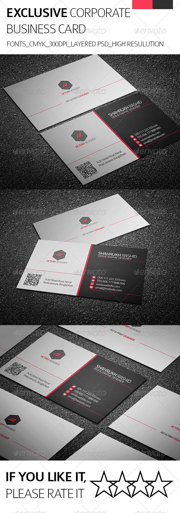 Exclusive & Corporate Business Card - Corporate Business Cards