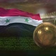 Syria Flag With Football And Cup Background Loop 4K - VideoHive Item for Sale