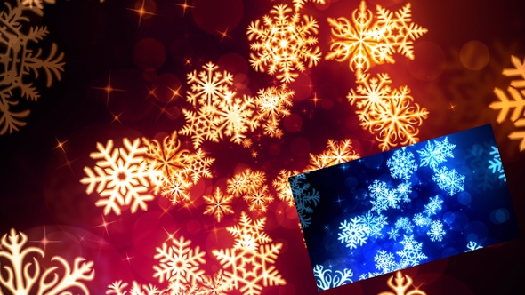 Holiday Snow Flakes - 2 Color Pack