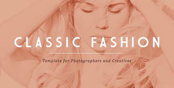 Classic Fashion Template - ThemeForest 8248096
