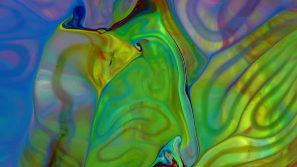 Abstract Colorful Sacral Liquid Waves Texture 6 alt