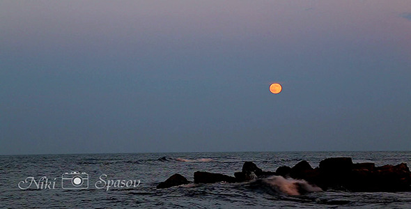 Moon Over The Seacoast