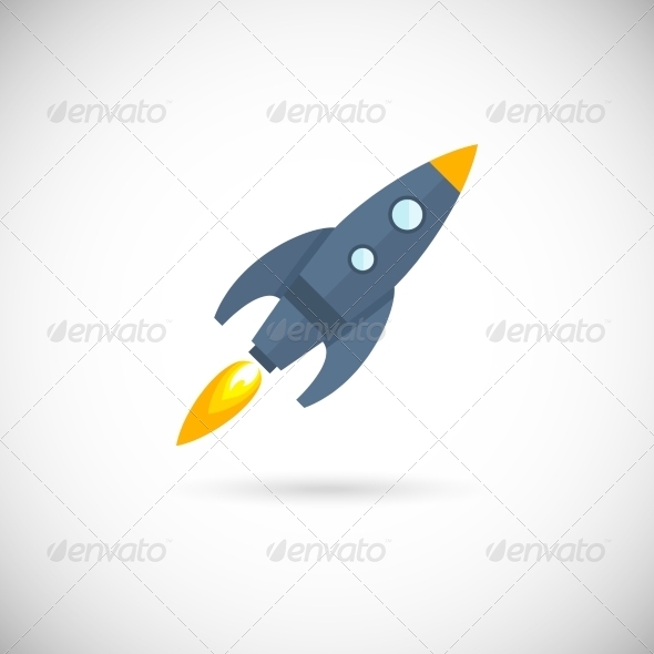 Aircraft Icons Space Rocket