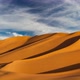 Sunset Over the Sand Dunes in the Desert - VideoHive Item for Sale
