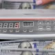 Money counting equipment for paper money calculation. US national paper currency. - VideoHive Item for Sale