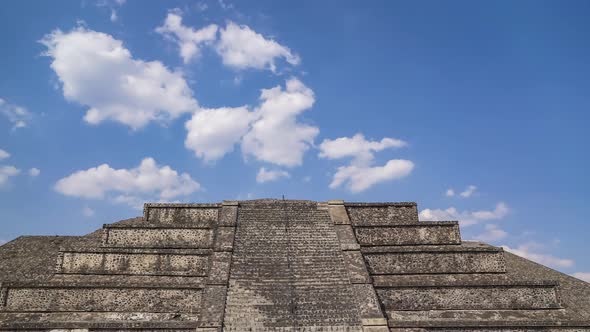 Moon Pyramid of Teotihuacan in Mexico