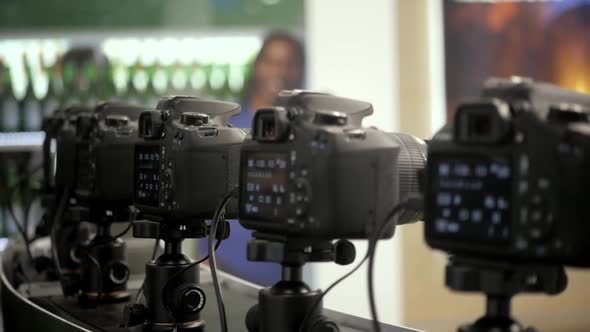21 MARCH 2018 Moscow RUSSIA METRO EXPO Bottles of Beer Put on a Rack of a Supermarket Food Expo Lot alt