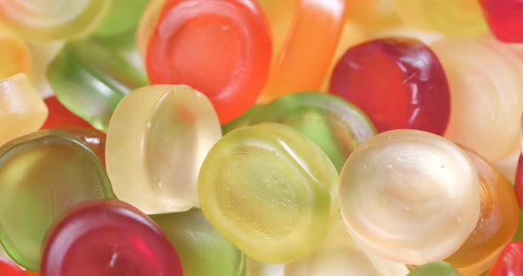 Spinning of colorful candy alt