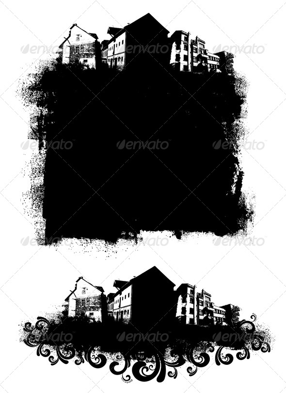 Urban Banners - Abstract Conceptual