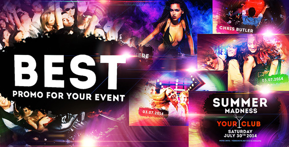 Colourful Party/Event - Disco Night Club Promo