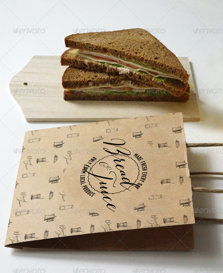 Download Sandwich Cafe Mockup by amris | GraphicRiver