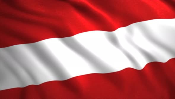 A Beautiful Looping Flag Animation of Austria alt