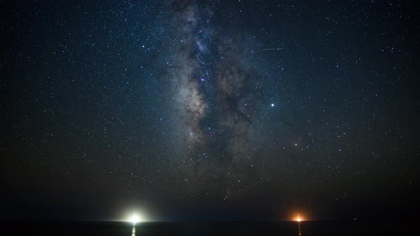 Milky Wav Over The Ocean alt