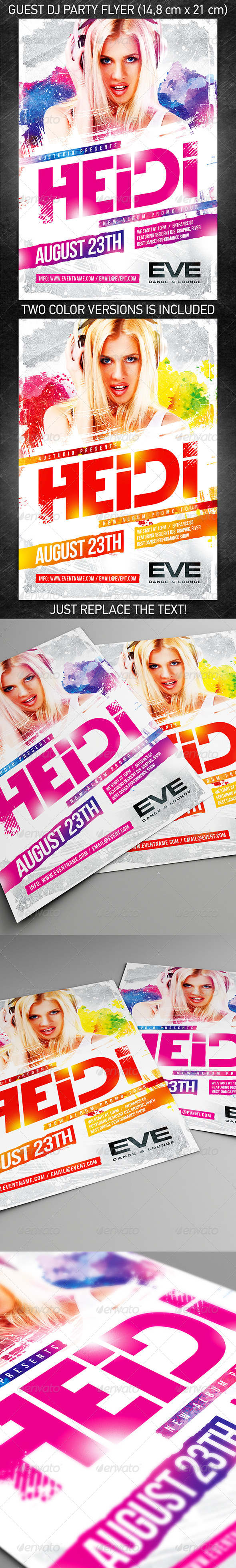 Guest DJ Party Flyer vol.6 - Clubs & Parties Events