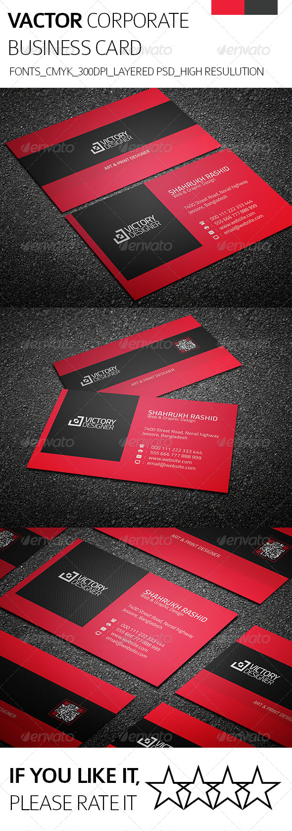 Vactor & Corporate Business Card - Corporate Business Cards