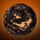 Spinning Twisted Chocolate Splash In Sphere 4K - VideoHive Item for Sale