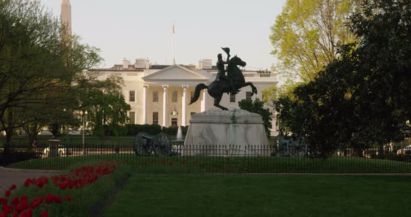 White House in the Spring Washington DC 02B