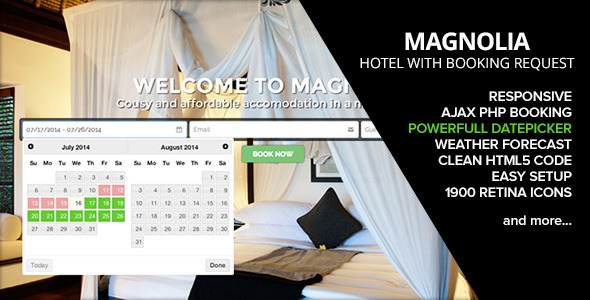 Hotel Magnolia with - ThemeForest 8294014