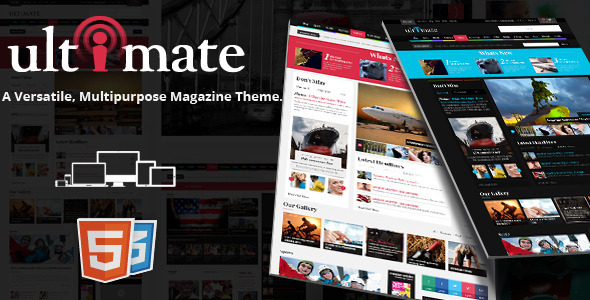 Ultimate Magazine Responsive HTML Template