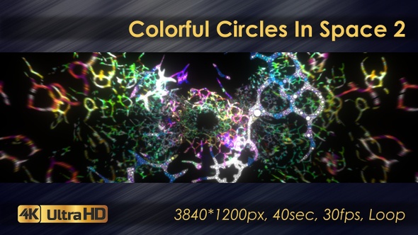 Colorful Circles In Space 2 alt