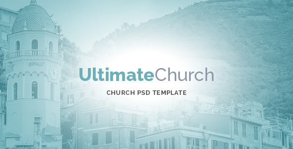 Ultimate Church PSD - ThemeForest 8295351