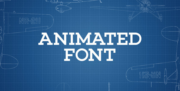 Animated Font, After Effects Project Files | VideoHive