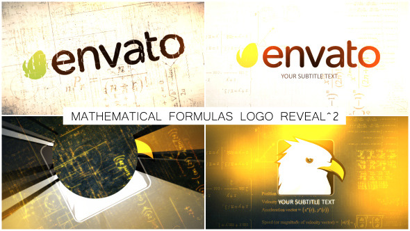 Mathematical Formulas Logo Reveal